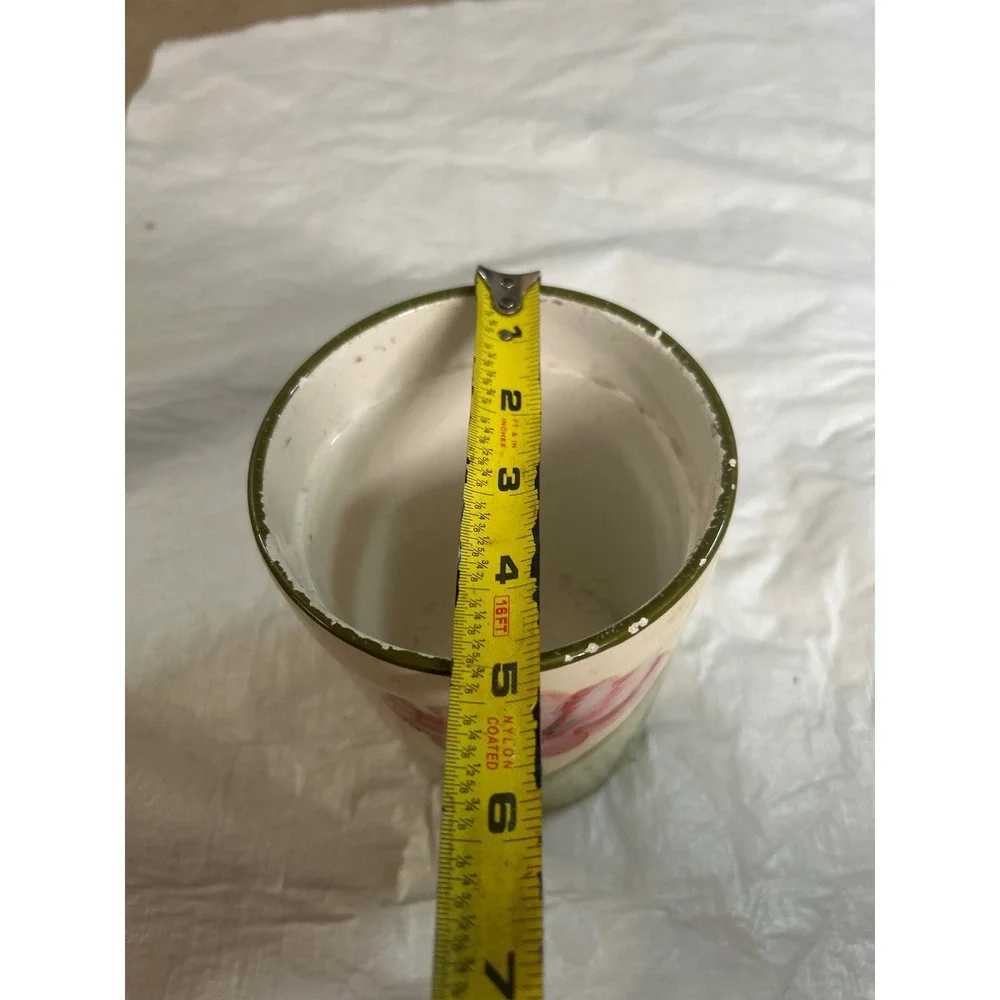 Style Eyes Rembrandt Tulips Collection Ceramic Canister Jar Floral Design